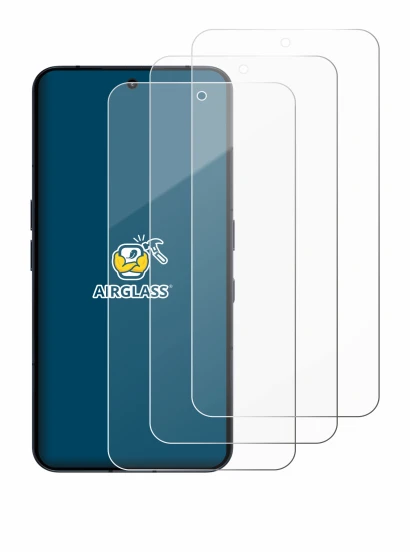 Image de l'appareil Nothing Phone (3) avec une grande variété de protections d'écran.