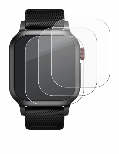 Image de l'appareil Haylou Iron Neo 1.95" avec une grande variété de protections d'écran.