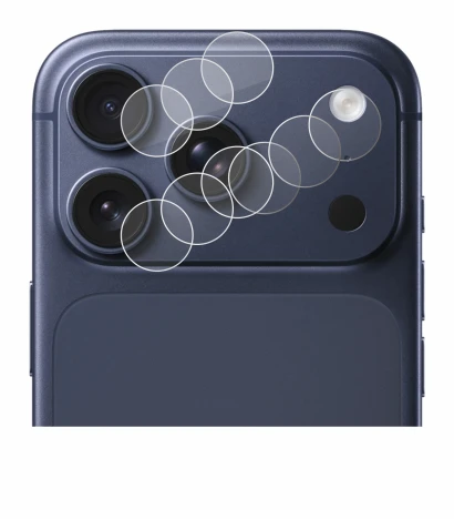Image de l'appareil Apple iPhone 17 Pro (Caméra UNIQUEMENT) avec une grande variété de protections d'écran.