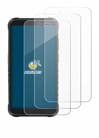 Image de l'appareil Ulefone RugKing avec une grande variété de protections d'écran.