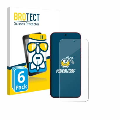 Face avant d’un emballage produit avec le logo de la marque BROTECT. À côté, l’appareil Oppo Find X9 Pro est représenté avec l