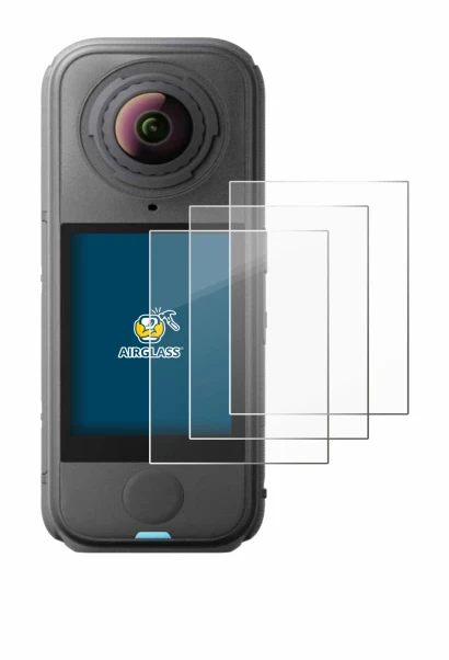 Image de l'appareil Insta360 X4 Air avec une grande variété de protections d'écran.