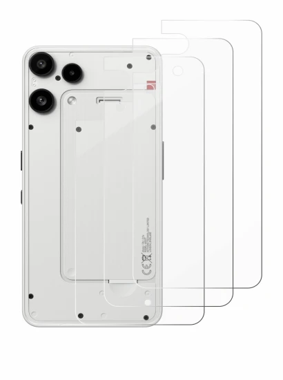 Image de l'appareil Nothing Phone (3a) Lite (Arrière) avec une grande variété de protections d'écran.