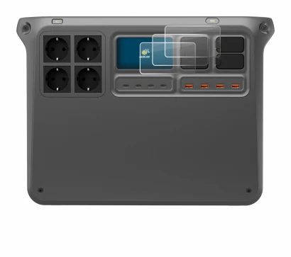 Image de l'appareil DJI Power 2000 avec une grande variété de protections d'écran.