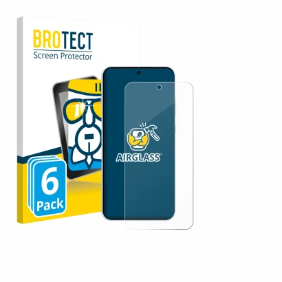 Face avant d’un emballage produit avec le logo de la marque BROTECT. À côté, l’appareil Oppo Find X8s est représenté avec la p