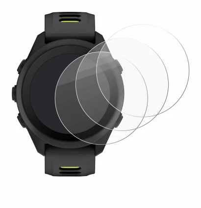 Image de l'appareil Garmin Forerunner 170 avec une grande variété de protections d'écran.
