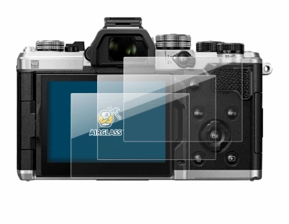Image de l'appareil OM System OM-3 ASTRO avec une grande variété de protections d'écran.