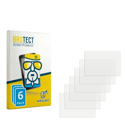Face avant d’un emballage produit avec le logo de la marque BROTECT. À côté se trouve la protection d’écran correspondante.