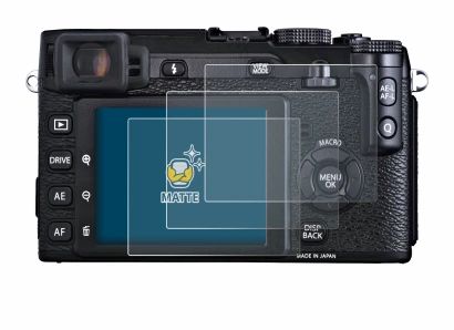 Image de l'appareil Fujifilm X-E1 avec une grande variété de protections d'écran.