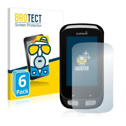 Face avant d’un emballage produit avec le logo de la marque BROTECT. À côté, l’appareil Garmin Edge 1000 est représenté avec l