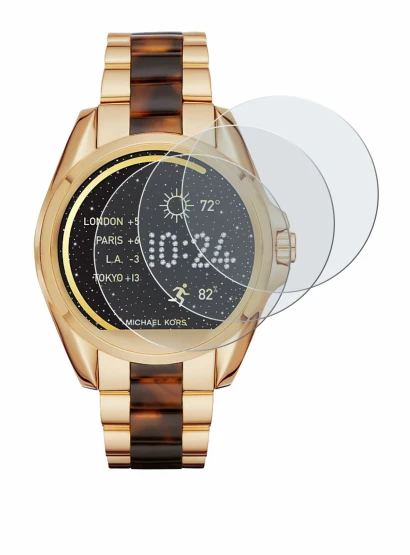 Image de l'appareil Michael Kors Access Bradshaw avec une grande variété de protections d'écran.
