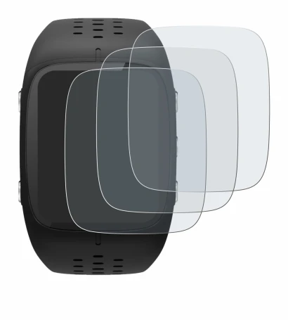 Image de l'appareil Polar M430 avec une grande variété de protections d'écran.