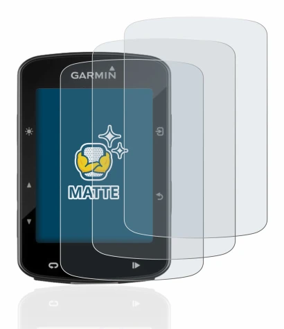 Image de l'appareil Garmin Edge 520 Plus avec une grande variété de protections d'écran.