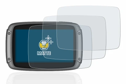 Image de l'appareil TomTom Rider 550 avec une grande variété de protections d'écran.