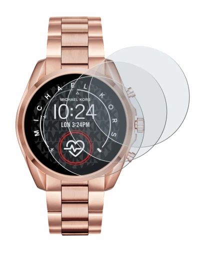 Image de l'appareil Michael Kors Access Bradshaw 2 avec une grande variété de protections d'écran.