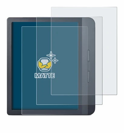 Image de l'appareil Kobo Libra H2O avec une grande variété de protections d'écran.