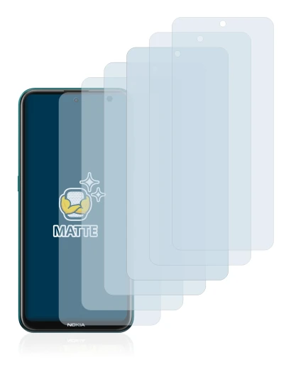 Image de l'appareil Nokia X10 avec une grande variété de protections d'écran.