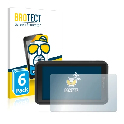 Face avant d’un emballage produit avec le logo de la marque BROTECT. À côté, l’appareil Desview R5 5.5" est représenté avec la