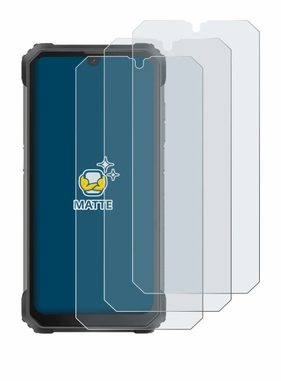 Image de l'appareil Blackview BV8800 avec une grande variété de protections d'écran.