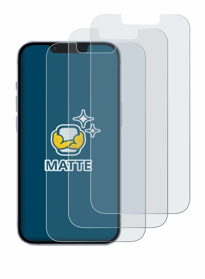 Image de l'appareil Apple iPhone 14 avec une grande variété de protections d'écran.