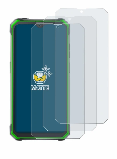Image de l'appareil Blackview BV7100 avec une grande variété de protections d'écran.