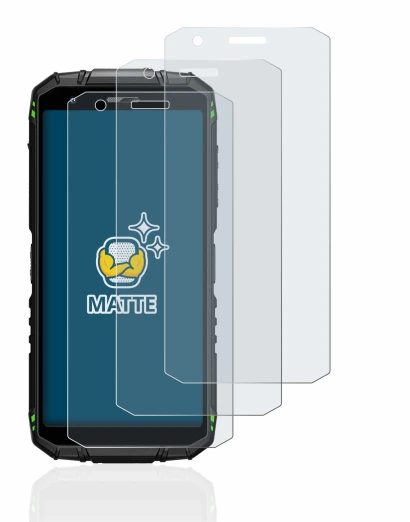 Image de l'appareil Doogee S41 Pro avec une grande variété de protections d'écran.