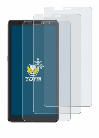 Image de l'appareil Hisense A9 avec une grande variété de protections d'écran.