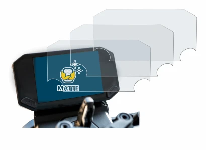 Image de l'appareil VOGE 350 AC avec une grande variété de protections d'écran.
