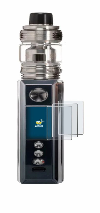 Image de l'appareil Voopoo Drag M100S avec une grande variété de protections d'écran.