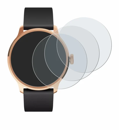 Image de l'appareil Withings ScanWatch Light avec une grande variété de protections d'écran.