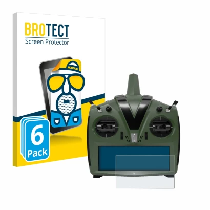 Face avant d’un emballage produit avec le logo de la marque BROTECT. À côté, l’appareil VBar Control Evo est représenté avec l