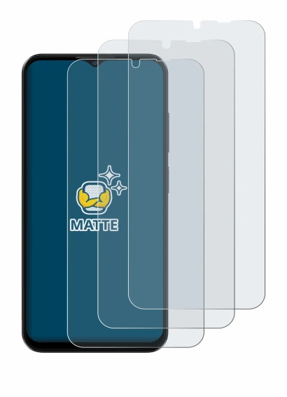 Image de l'appareil Ulefone Note 16 Pro avec une grande variété de protections d'écran.