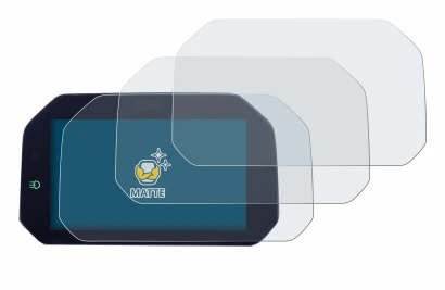 Image de l'appareil BMW R 1300 GS TFT 6.5" avec une grande variété de protections d'écran.