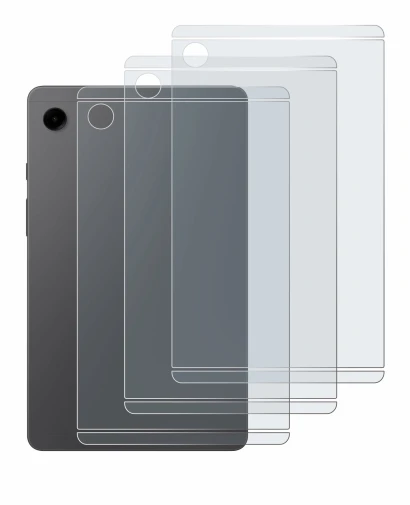 Image de l'appareil Samsung Galaxy Tab A9 WiFi (Arrière) avec une grande variété de protections d'écran.