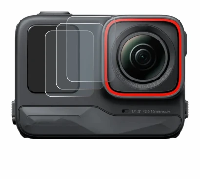 Image de l'appareil Insta360 Ace Pro (Affichage avant) avec une grande variété de protections d'écran.