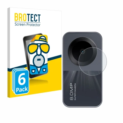 Face avant d’un emballage produit avec le logo de la marque BROTECT. À côté, l’appareil Xiaomi Redmi Pad SE (Caméra UNIQUEMENT