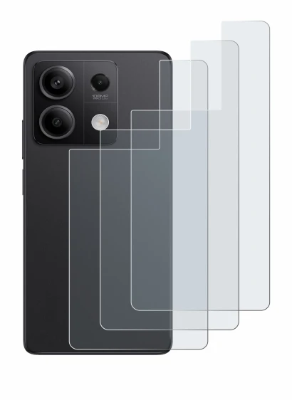 Image de l'appareil Xiaomi Redmi Note 13 Pro 5G (Arrière) avec une grande variété de protections d'écran.