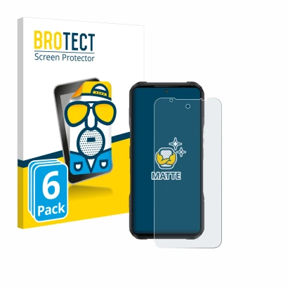 Face avant d’un emballage produit avec le logo de la marque BROTECT. À côté, l’appareil Doogee V20S est représenté avec la pro