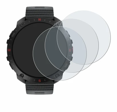 Image de l'appareil Polar Grit X2 Pro avec une grande variété de protections d'écran.