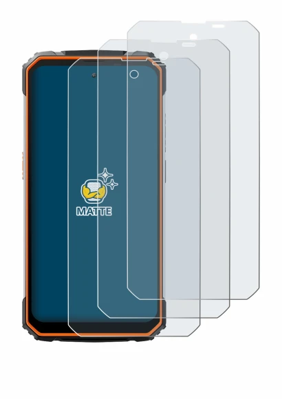 Image de l'appareil Blackview BV8100 avec une grande variété de protections d'écran.