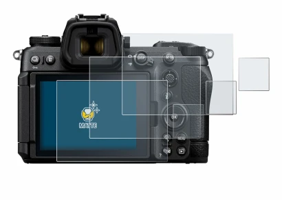 Image de l'appareil Nikon Z6 III avec une grande variété de protections d'écran.