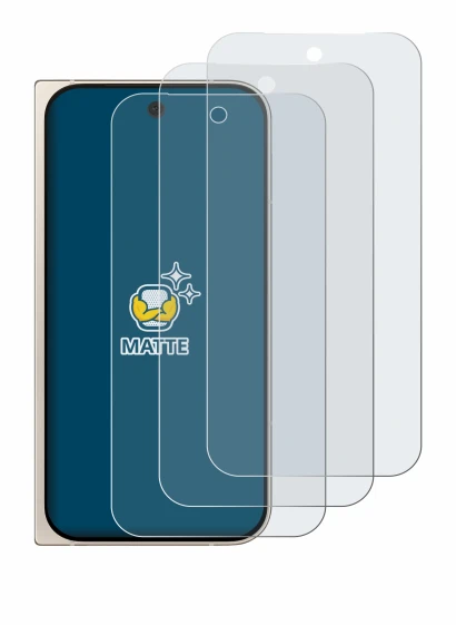 Image de l'appareil Google Pixel 9 Pro Fold avec une grande variété de protections d'écran.