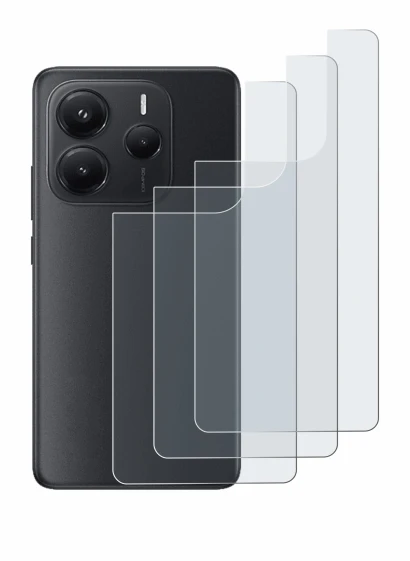Image de l'appareil Xiaomi Redmi Note 14 (Arrière) avec une grande variété de protections d'écran.