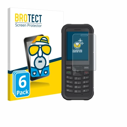 Face avant d’un emballage produit avec le logo de la marque BROTECT. À côté, l’appareil Sonim XP100 est représenté avec la pro