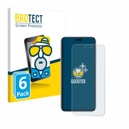 Face avant d’un emballage produit avec le logo de la marque BROTECT. À côté, l’appareil Honor Magic 7 RSR est représenté avec 