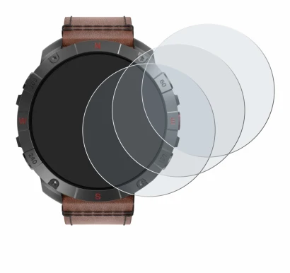 Image de l'appareil Polar Grit X2 Pro Titan avec une grande variété de protections d'écran.