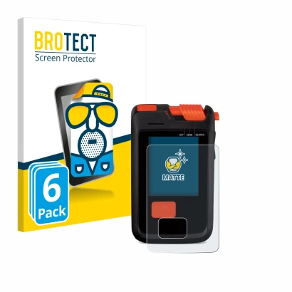 Face avant d’un emballage produit avec le logo de la marque BROTECT. À côté, l’appareil Mammut Barryvox S2 est représenté avec