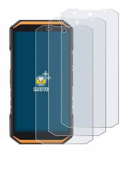Image de l'appareil Ulefone Armor X32 avec une grande variété de protections d'écran.