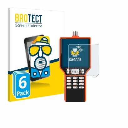 Face avant d’un emballage produit avec le logo de la marque BROTECT. À côté, l’appareil RigExpert MATCH est représenté avec la