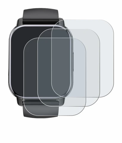 Image de l'appareil Poounur T80 1.95" avec une grande variété de protections d'écran.